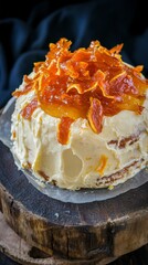 A Delectable Orange Cake with Candied Orange Zest: A Culinary Masterpiece