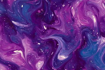 Playful purple pattern with vibrant and creative abstract designs