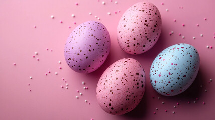 Colored chocolate eggs. Easter chocolate eggs.