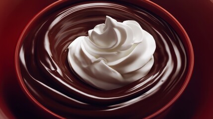 A Whimsical Whirl of Chocolate and Whipped Cream: A Culinary Delight