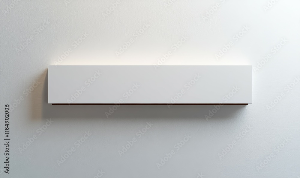 Poster a simple yet elegant baton positioned in the center of a blank white canvas with minimal clutter, un