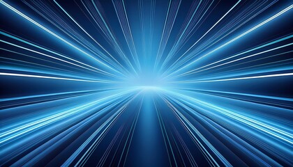 Obraz premium soft blue lines abstract perspective background