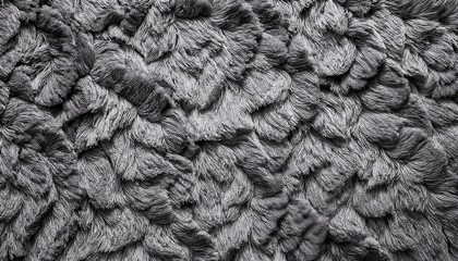 close up view of monochrome grey carpet texture background for interior indoor decoration top view of grey fluffy carpet for modern style decoration terry cloth texture