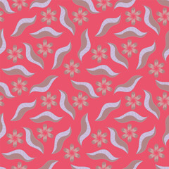 Wallpaper in the style of Baroque. Seamless vector background. Set of colored floral ornament. Graphic pattern for fabric, wallpaper, packaging