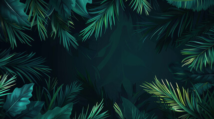 dense green pine foliage background texture