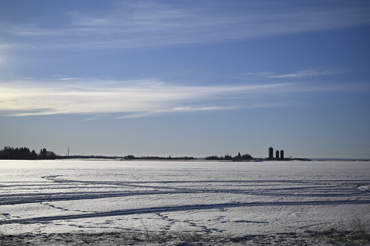 Farming in the Alberta prairie