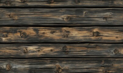 Fototapeta premium Pine wood planks texture, top view background