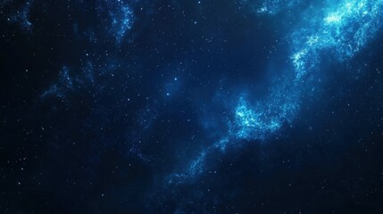 Fototapeta premium Stunning view of a vibrant galaxy filled with bright stars and cosmic dust.