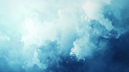 Abstract 3d object bakcground with blue color 3d rendering.