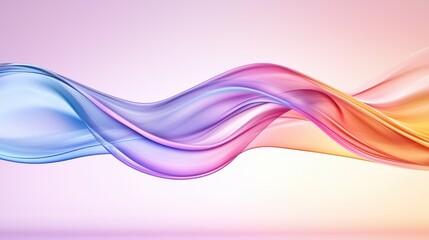 Naklejka premium A colorful abstract background with wavy lines