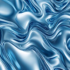 Obraz premium Rippled mirror-like surfaces with soft gradients of blue, fluid and elegant --v 6.1 Job ID: a557c707-910d-4272-9627-de189652f1b6