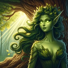 Forest Magic in the Dryad&rsquo;s Eyes