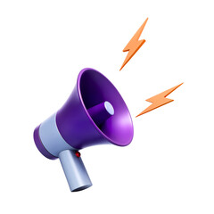 Loudspeaker emitting sound waves, capturing attention in a vibrant settingLoudspeaker emitting sound waves, capturing attention in a vibrant setting