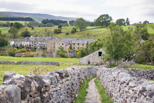 Sedber Lane at Grassington, Wharfedale, Yorkshire Dales, UK