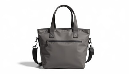 A photorealistic mockup of a diaper bag with a smooth texture, placed against a white background, showing off the bag’s design in a clean, minimalistic way
