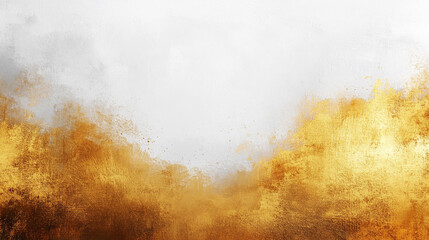 Vibrant golden landscape with soft gray hues during twilight hours in nature
