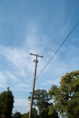 Strommast in USA