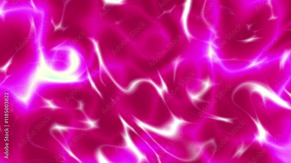 Fototapete Mesmerizing magenta ink liquid flowing and twisting in fluid motion. Loop 4k magenta background