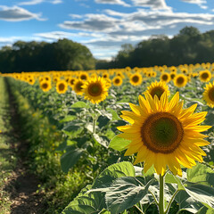 Obraz premium sun flower