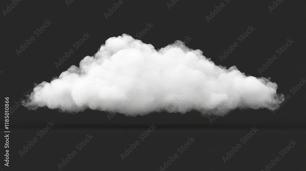 Poster white smoke cloud with overlay effect on transparent background. realistic border with fog. vector i