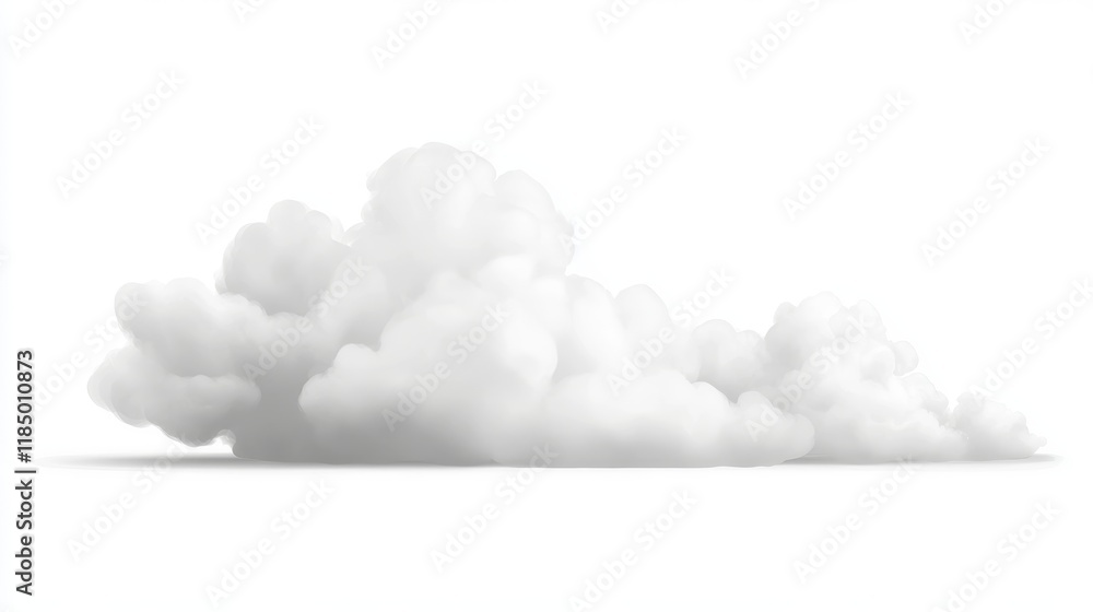 Poster white smoke cloud with overlay effect on transparent background. realistic border with fog. vector i