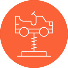 Cars Swing icon single vector illustration