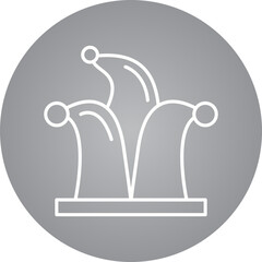 Fool's Hat icon single vector illustration