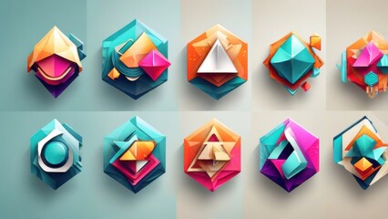 Geometric Patterns Artwork #95