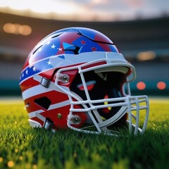 Fototapeta premium american football helmet