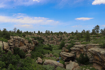 Castlewood Canyon State Park near Denver, Colorado, USA
