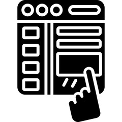 Web interaction Icon
