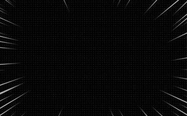 Manga concentrated line background Black theme background light decoration radiation graphic wallpaper