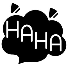 Ha ha Sticker Icon