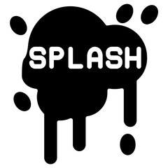 Splash Sticker Icon
