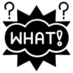 Surprise bubble Sticker Icon