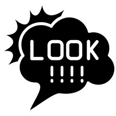Look Sticker Icon