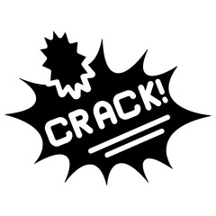 Crack Sticker Icon