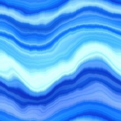 Modern summer striped blur wash seamless pattern background for trendy beach wear and coastal living designs. Repeatable alcohol ink bleed effect in blue white indigo colors