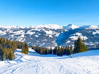 Kitzbuhel, ski resort in Austrian Alps
