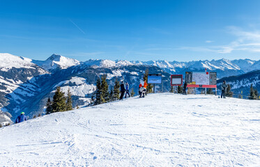 Kitzbuhel, ski resort in Austrian Alps
