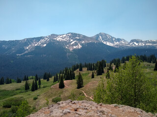 Snowdon Peak in San Juan National Forest near Silverton, Colorado.