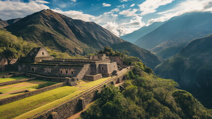 During the day Under the bright sun Choquequirao r_001