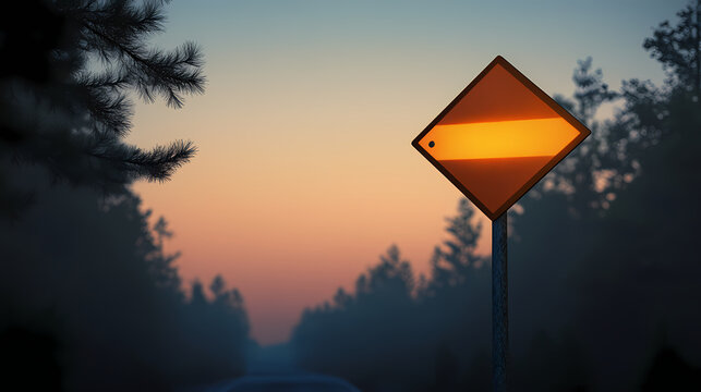 United states mutcd guide road sign - destination sign. Glowwood. Illustration