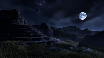 Snake Hill at night At night Snake Hill takes on a_004