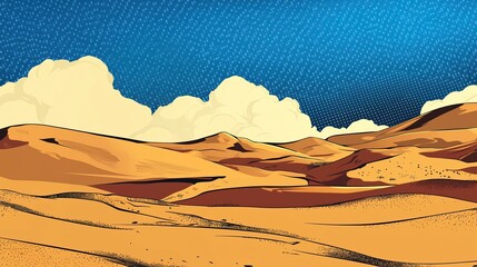 Vintage Comic Art Style Illustration