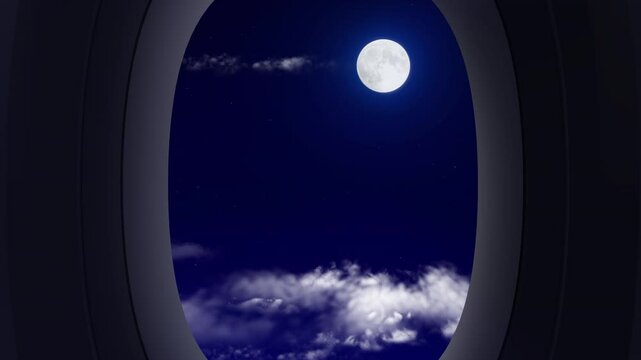 Romantic View for the Sky From Airoplan Window