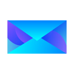 Mail icon with pure color