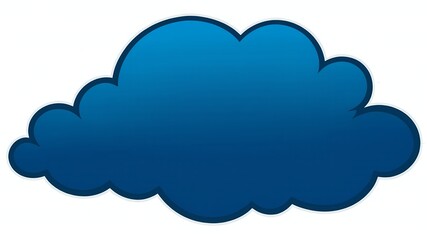 Fototapeta premium blue icon