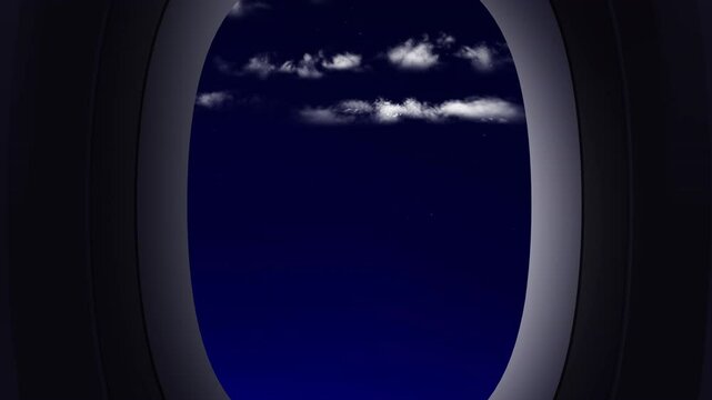 Romantic View for the Sky From Airoplan Window