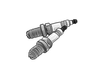 Illustration of Spark Plugs